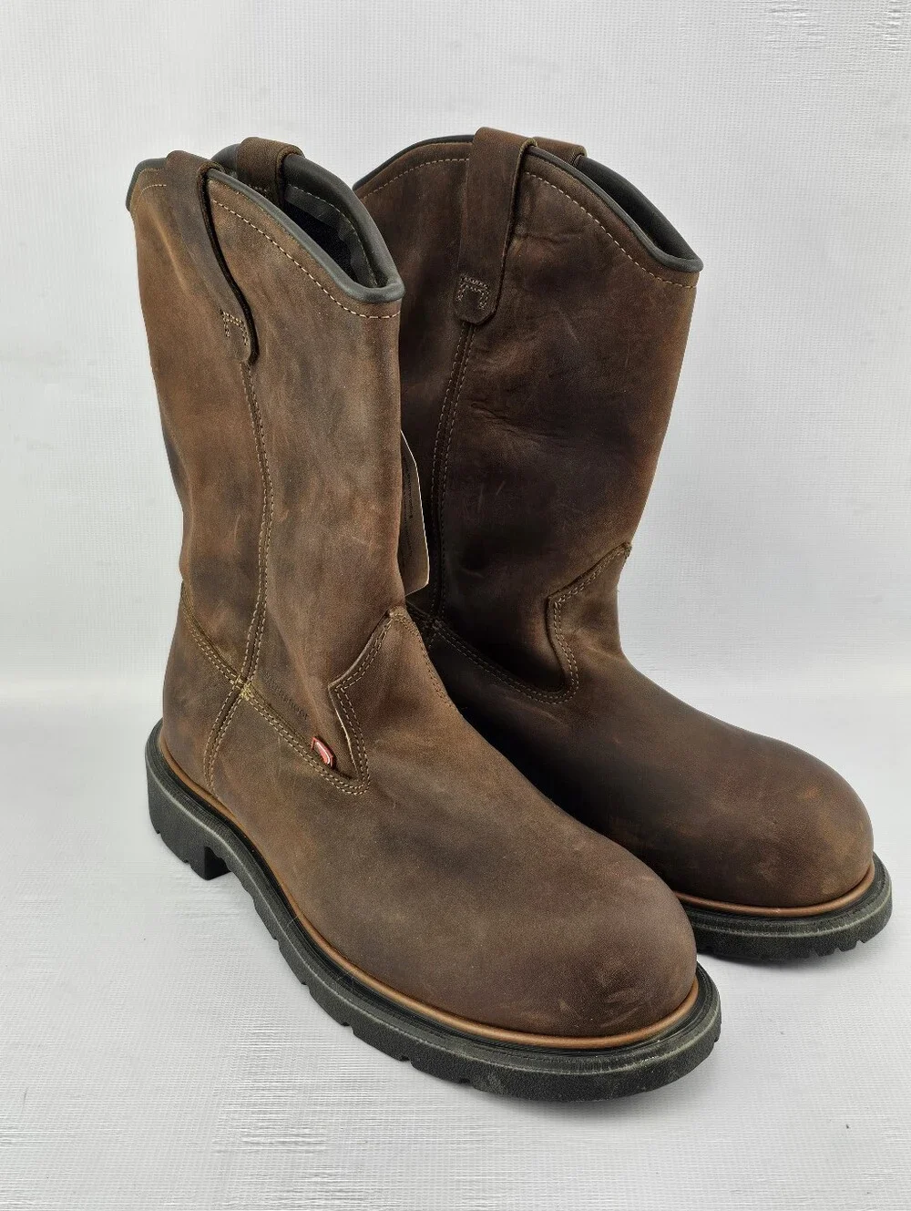 Red Wing DynaForce Style 2272 Steel Toe Brown Leather Boots Men's Size 9
